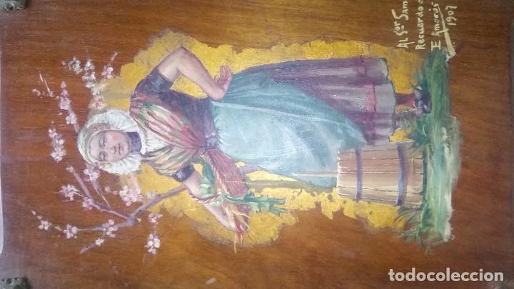 Arte: OLEO sobre TABLA de MADERA. - Foto 2