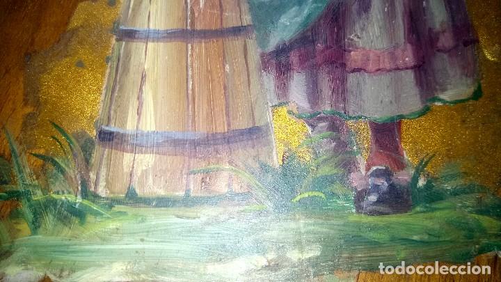 Arte: OLEO sobre TABLA de MADERA. - Foto 4