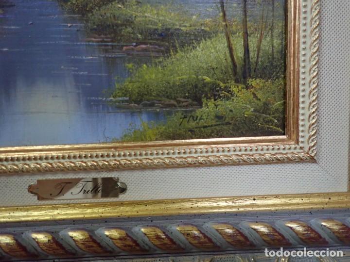 Arte: &Oacute;leo sobre lienzo firma trillo - Foto 2