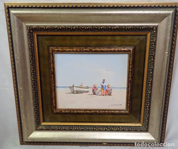 Arte: &Oacute;leo sobre tabla Sinovas - Foto 1