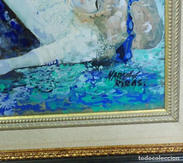 Arte: &Oacute;leo sobre tabla Maryan Ribas - Foto 3