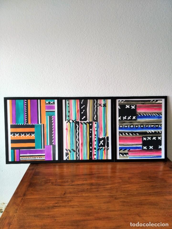 Arte: OLEO SOBRE PAPEL - ESTHER D'AQUITANIA - COMPOSICION