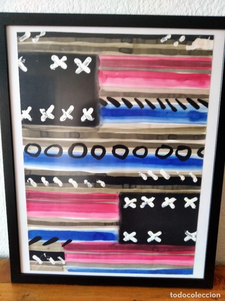 Arte: OLEO SOBRE PAPEL - ESTHER DAQUITANIA - COMPOSICION - Foto 4
