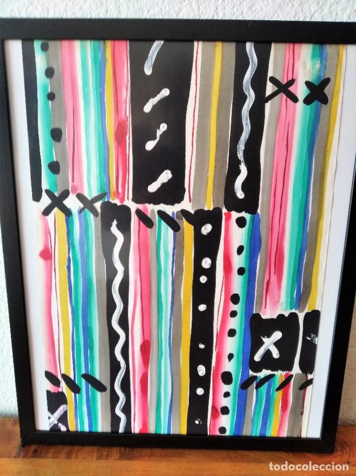 Arte: OLEO SOBRE PAPEL - ESTHER DAQUITANIA - COMPOSICION - Foto 6