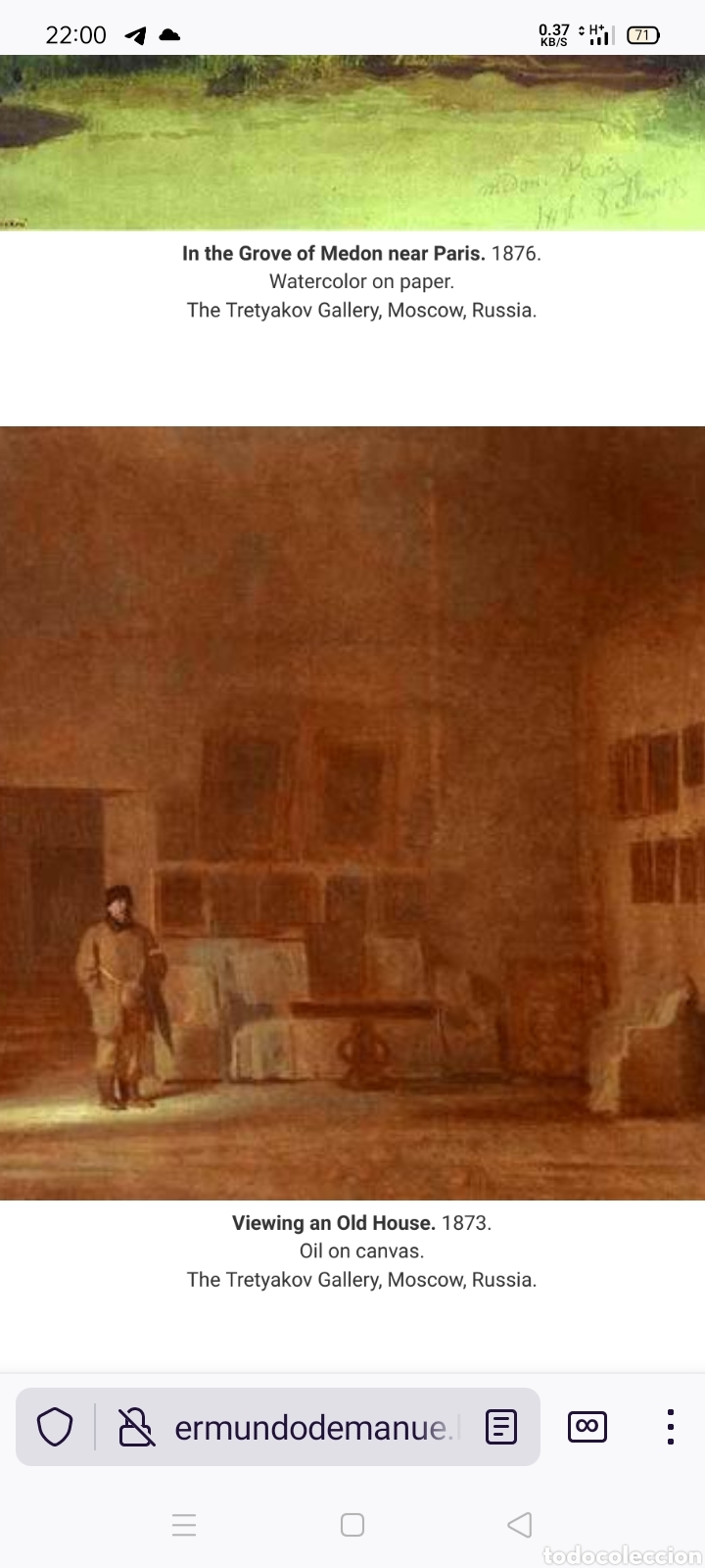 Arte: Obra original Iv&aacute;n Nikol&aacute;yevich Kramsk&oacute;i. - Foto 4