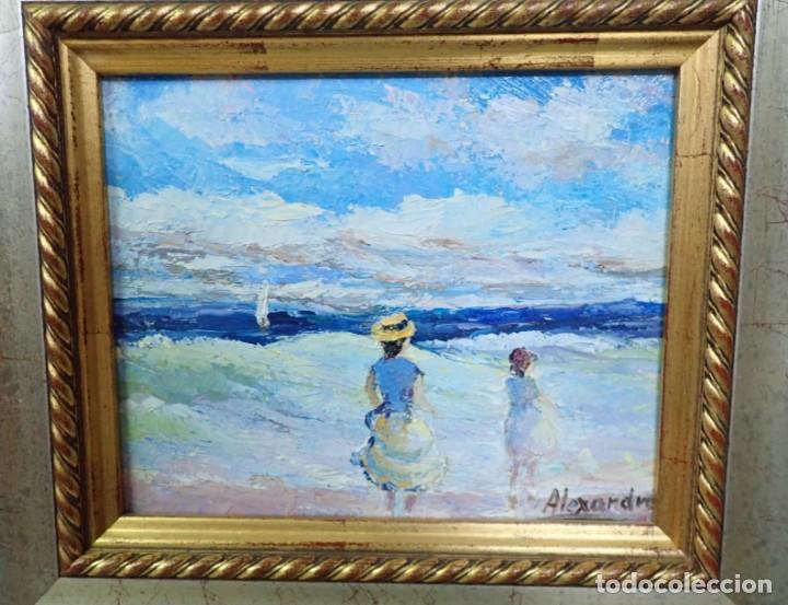 Arte: &Oacute;leo sobre lienzo Alexandre - Foto 2