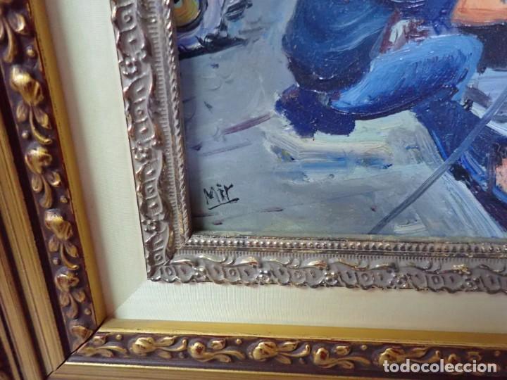 Arte: &Oacute;leo sobre tablex Mir - Foto 2