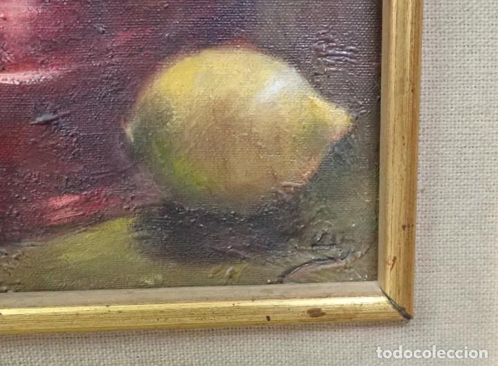 Arte: &Oacute;leo sobre lienzo firma a catalogar - Foto 3