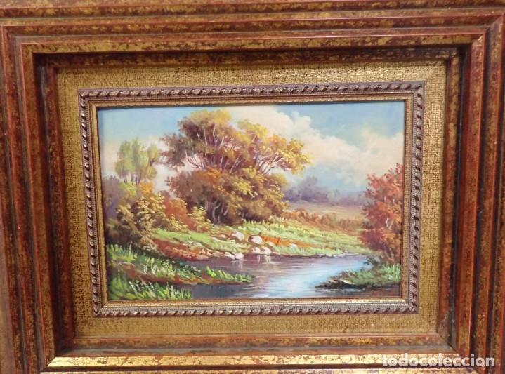 Arte: &Oacute;leo sobre chapa firma a catalogar - Foto 2