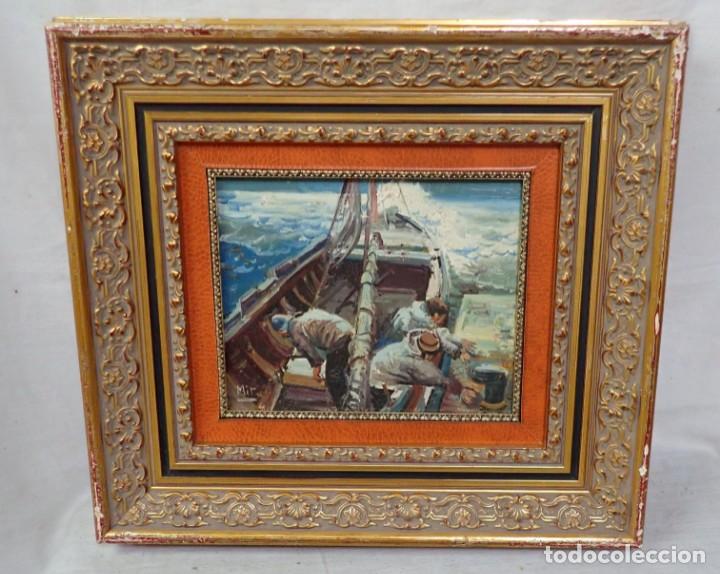 Arte: &Oacute;leo sobre tabla Mir - Foto 1