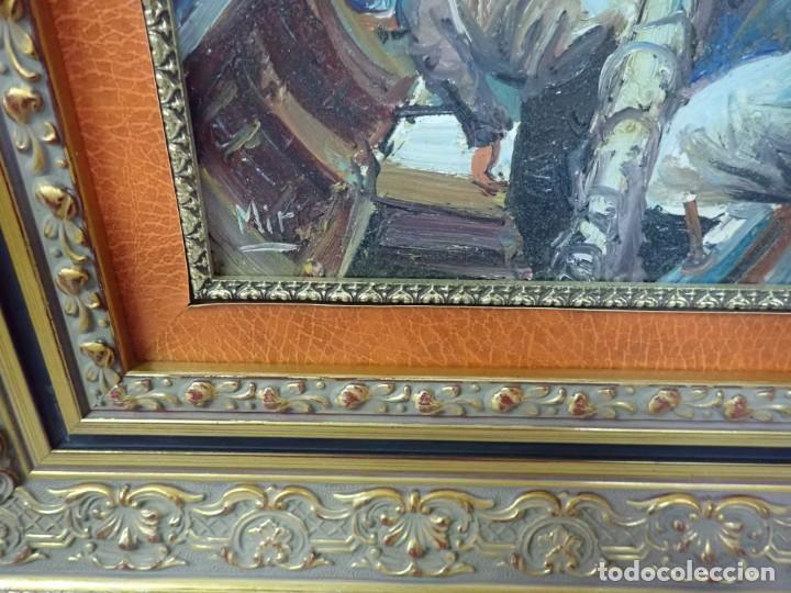 Arte: &Oacute;leo sobre tabla Mir - Foto 2