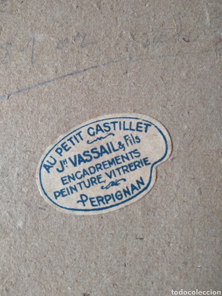 Arte: Bodeg&oacute;n datado en 1902 sobre cart&oacute;n 25 x 33 cm - Foto 5