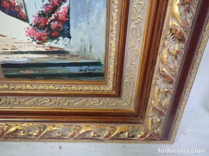 Arte: &Oacute;leo sobre lienzo firma a catalogar - Foto 2