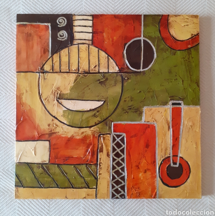 Arte: PAREJA DE &Oacute;LEOS ABSTRACTOS - Foto 3
