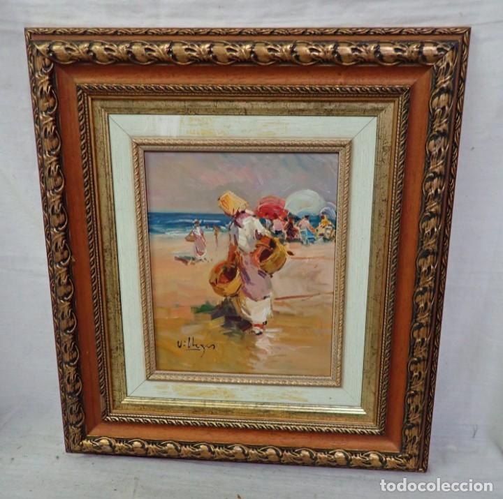 Arte: &Oacute;leo sobre lienzo Villegas - Foto 1