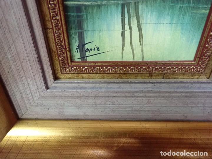 Arte: &Oacute;leo sobre lienzo A.Tapia - Foto 2