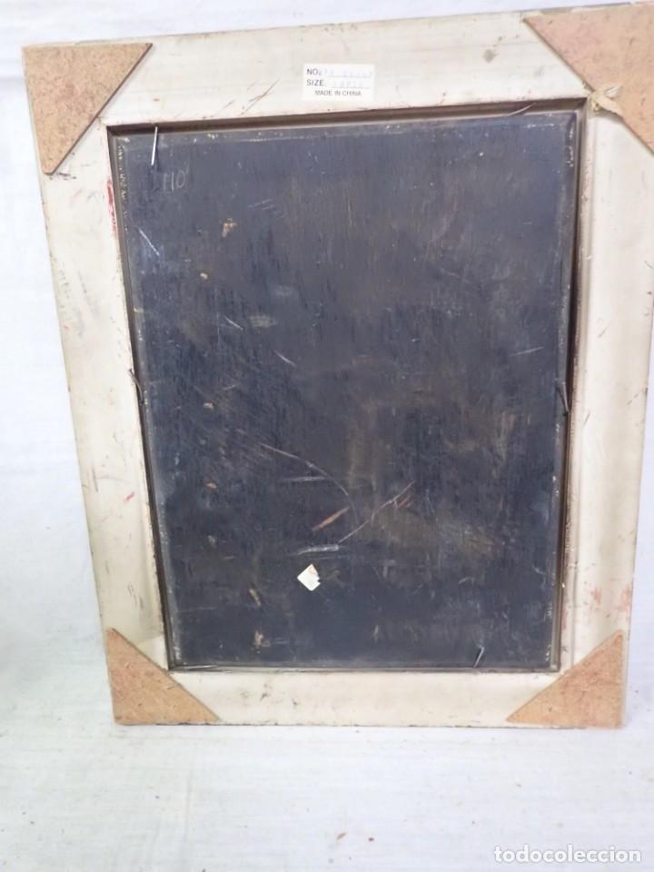Arte: &Oacute;leo sobre tabla firma a catalogar - Foto 2