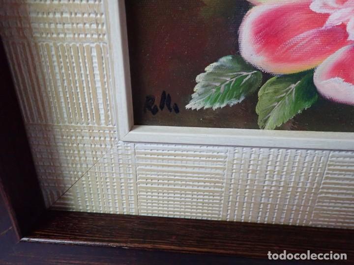 Arte: &Oacute;leo sobre lienzo firma rollo - Foto 2