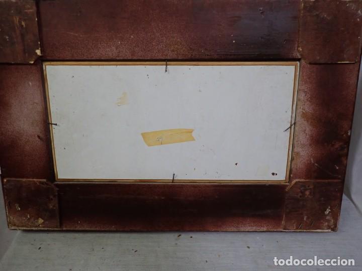 Arte: &Oacute;leo sobre tabla firma a catalogar - Foto 3