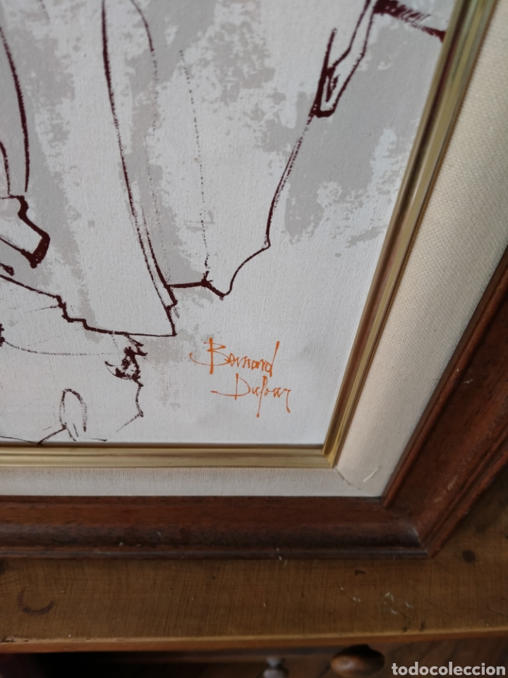 Arte: Cuadro Bernard Dufour dos jovenes - Foto 2