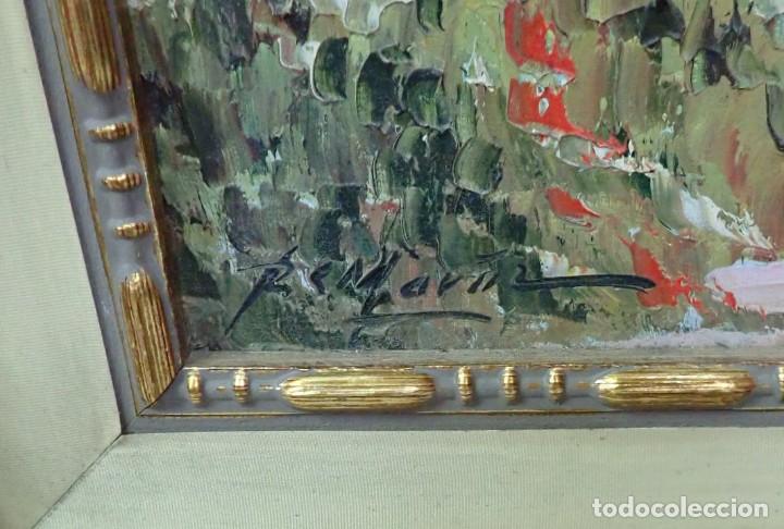 Arte: &Oacute;leo sobre lienzo firma a catalogar - Foto 2