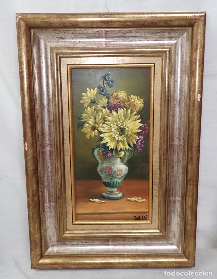 Arte: &Oacute;leo sobre tabla Dadi - Foto 1