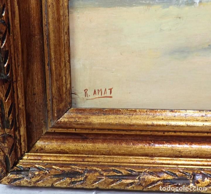 Arte: &Oacute;leo sobre tabla R.Amat - Foto 3
