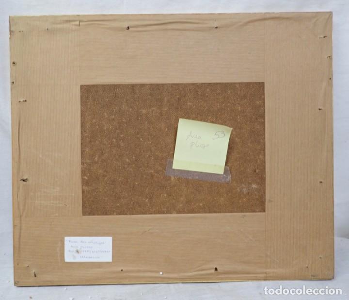 Arte: &Oacute;leo sobre tabla firma prat - Foto 4