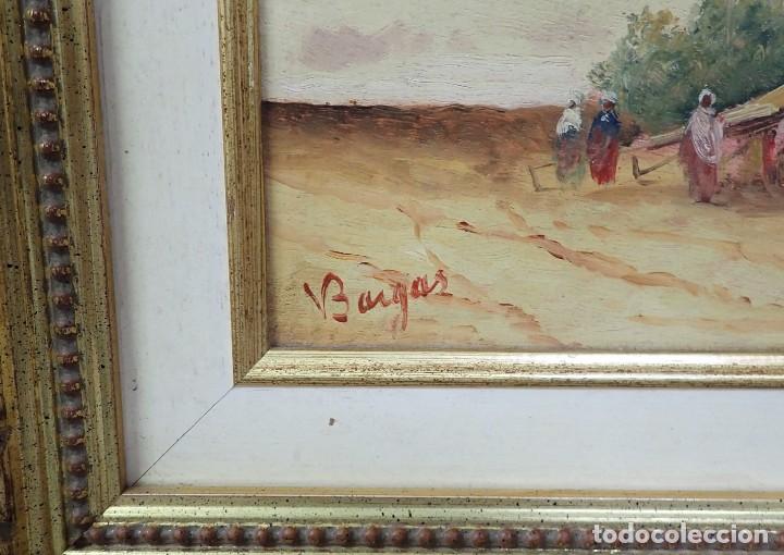 Arte: &Oacute;leo sobre tabla firma a catalogar - Foto 3