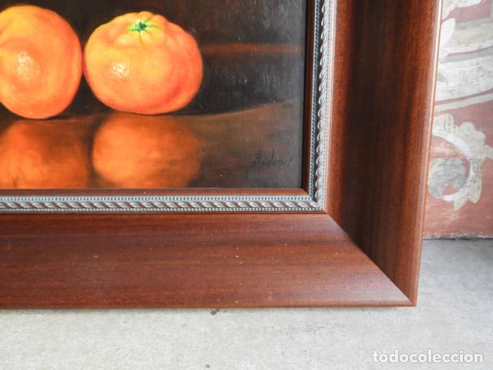 Arte: CUADRO OLEO DE MANDARINAS SOBRE TABLEX DE BADENES - Foto 7