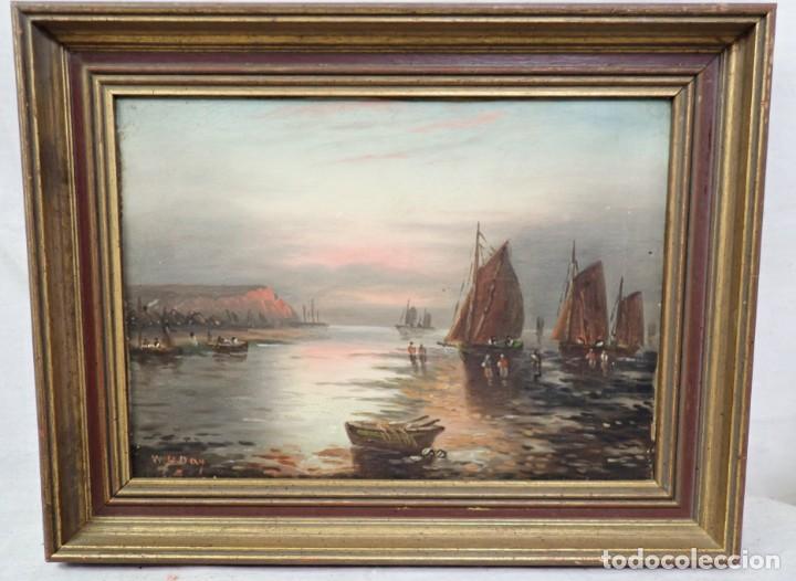 Arte: &Oacute;leo sobre lienzo W.H.Day - Foto 2