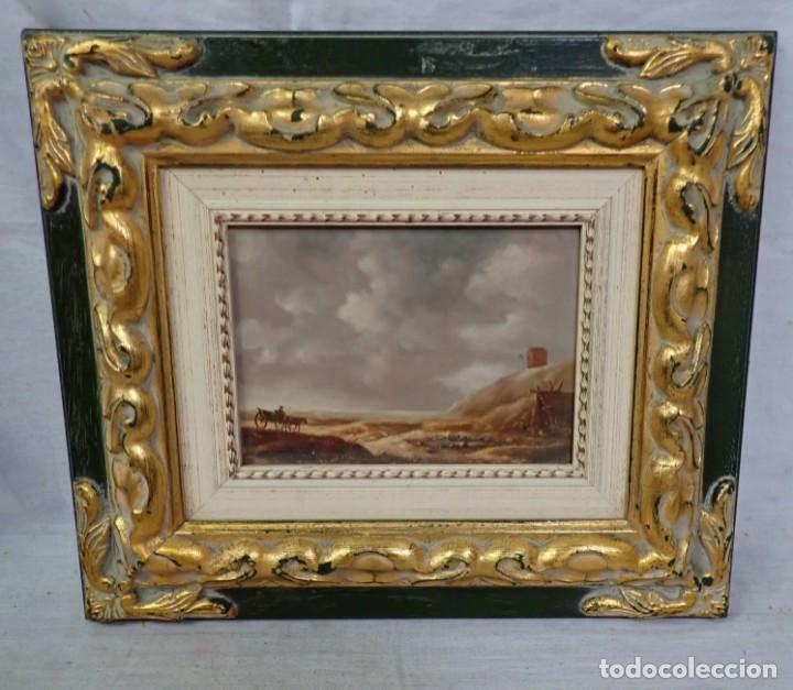 Arte: &Oacute;leo sobre tabla a catalogar luc 1519 - Foto 1