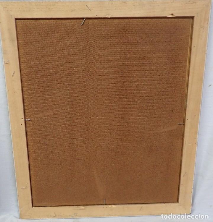 Arte: &Oacute;leo sobre tablex firma a catalogar Ref 1559 - Foto 3