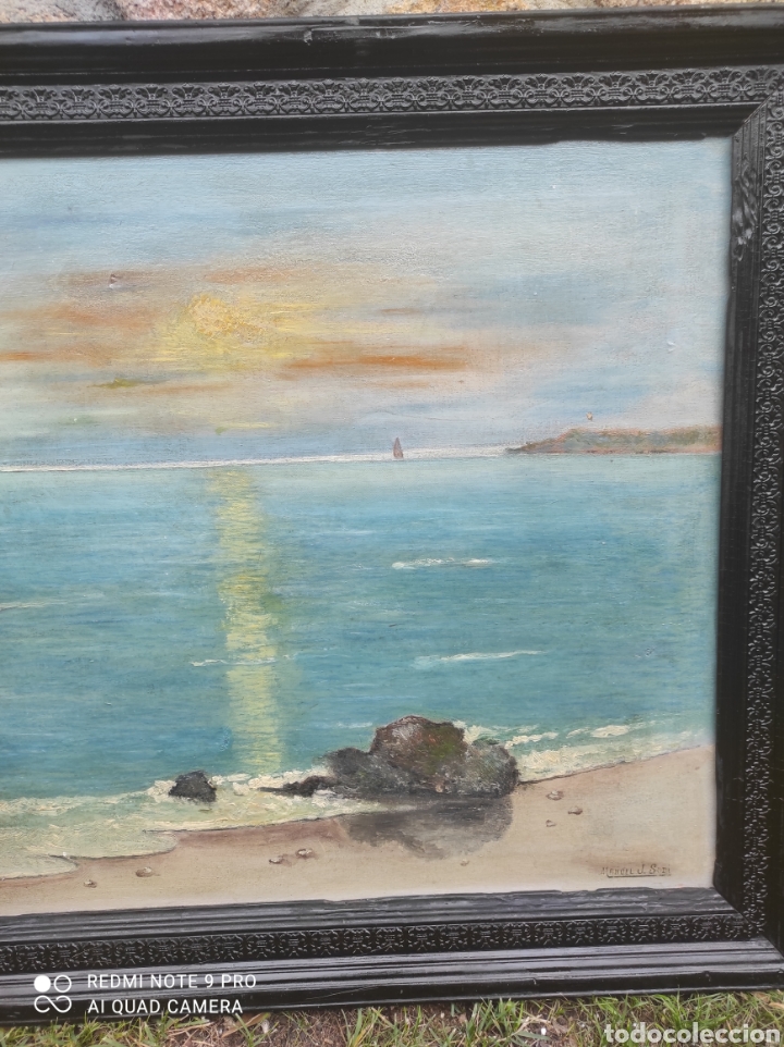 Arte: &Oacute;leo sobre lienzo marina - Foto 4