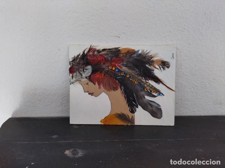 Arte: Cuadro sobre tabla de madera - Foto 3