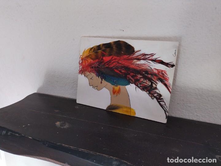 Arte: Cuadro sobre tabla de madera - Foto 3