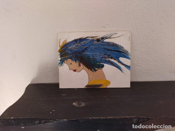 Arte: Cuadro sobre tabla de madera - Foto 3