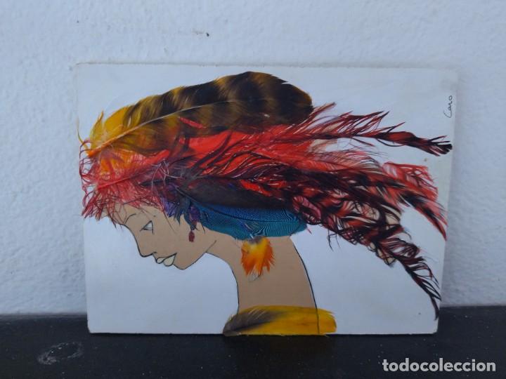 Arte: Cuadro sobre tabla de madera - Foto 1