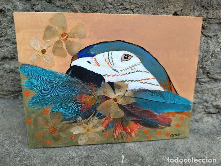 Arte: Cuadro sobre tabla de madera - Foto 1
