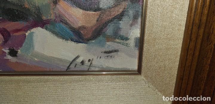 Arte: &Oacute;LEO SOBRE TABLA FIRMADO - Foto 3