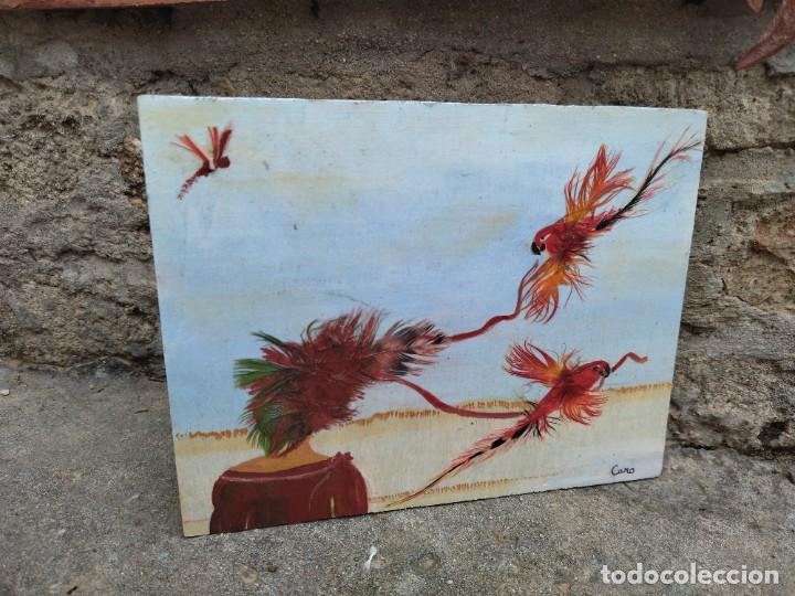 Arte: Cuadro sobre tabla de madera - Foto 3