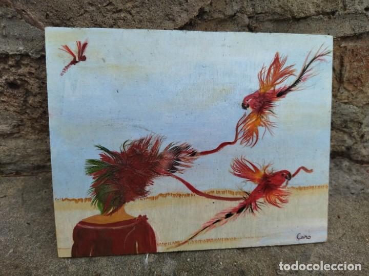 Arte: Cuadro sobre tabla de madera - Foto 4