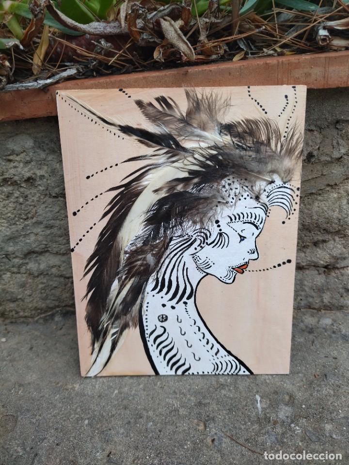 Arte: Cuadro sobre tabla de madera - Foto 2
