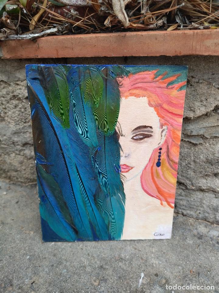 Arte: Cuadro sobre tabla de madera - Foto 2