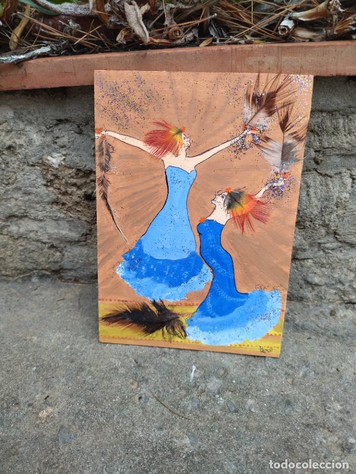 Arte: Cuadro sobre tabla de madera - Foto 1