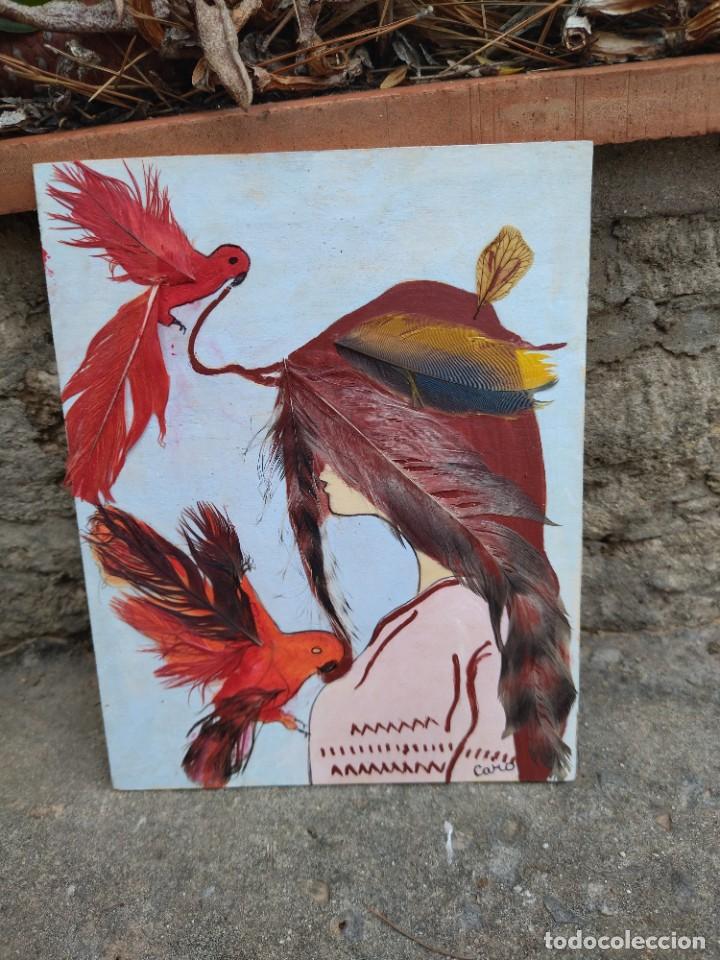 Arte: Cuadro sobre tabla de madera - Foto 2