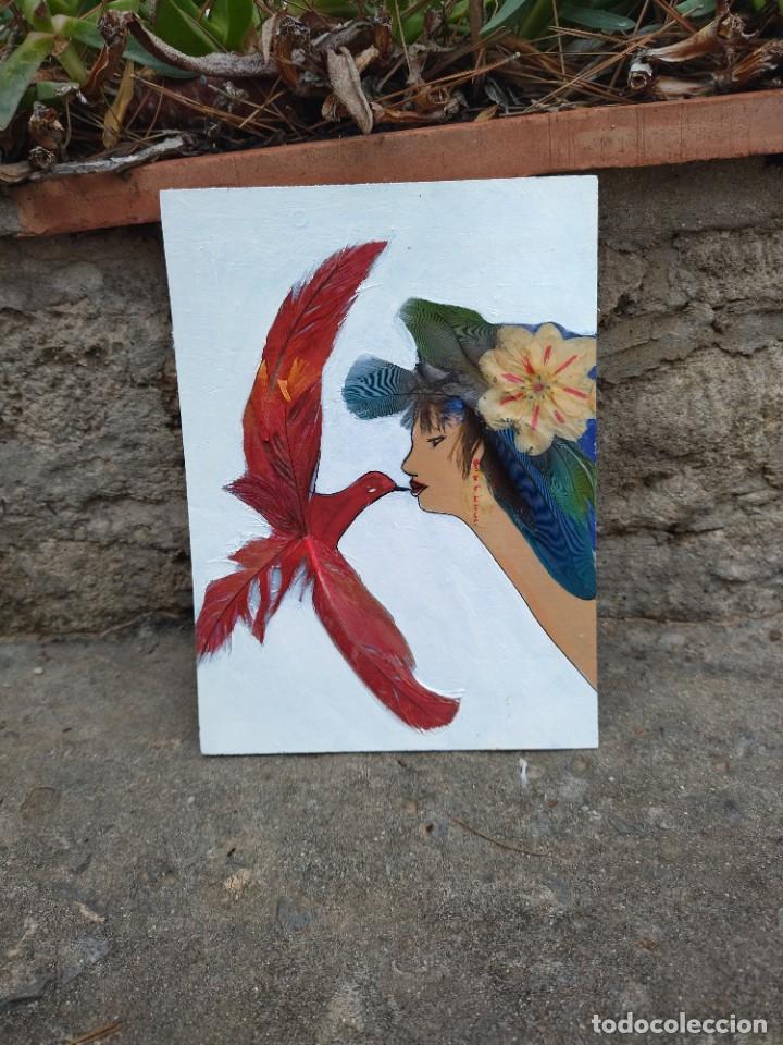 Arte: Cuadro sobre tabla de madera - Foto 1