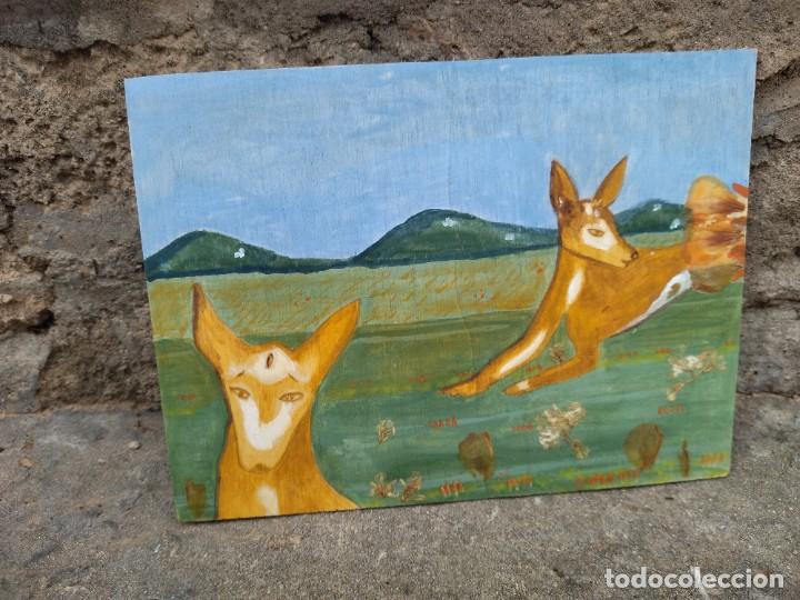 Arte: Cuadro sobre tabla de madera - Foto 2