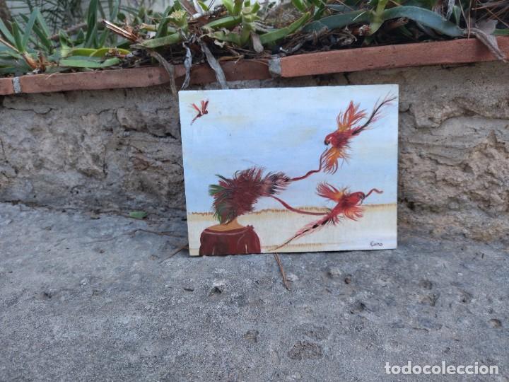 Arte: Cuadro sobre tabla de madera - Foto 1