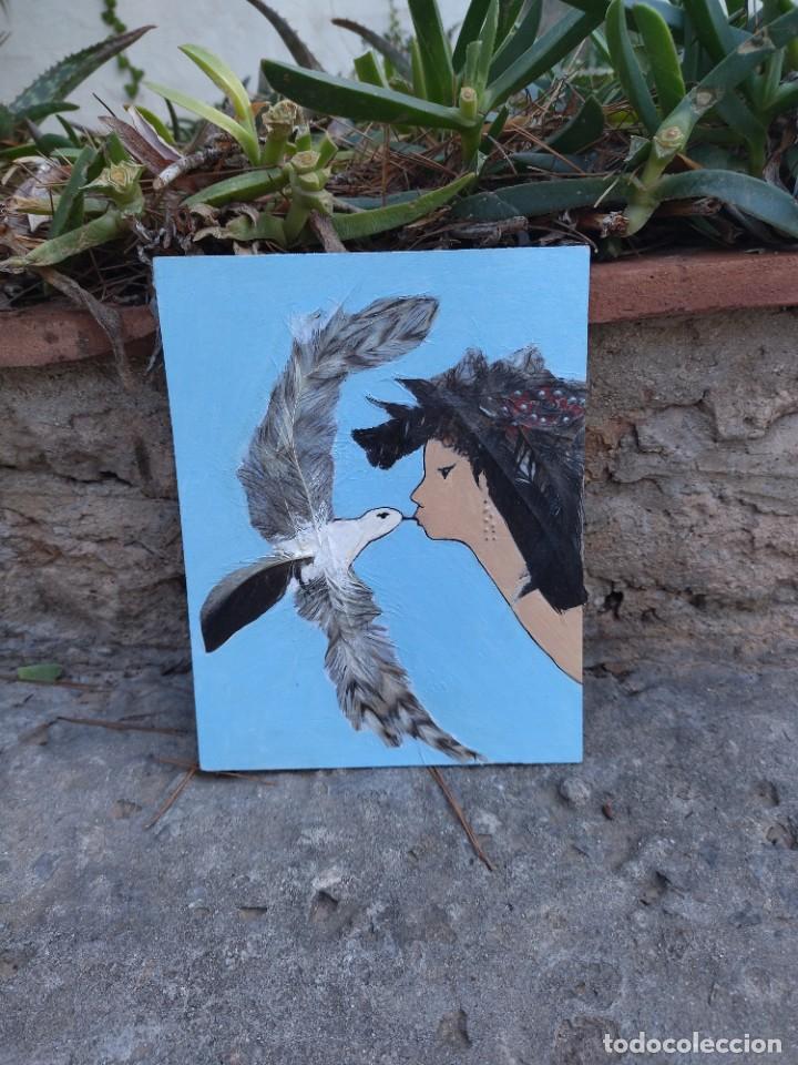 Arte: Cuadro sobre tabla de madera - Foto 1